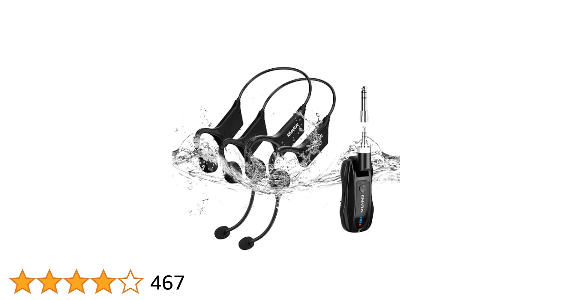 最終価格です❤ワイヤレス完全防水マイク ✨KIMAFUN2.4G無線フィットネス Amazon.co.jp: ワイヤレス完全防水マイク KIMAFUN2.4G無線